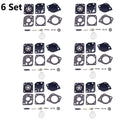 6x Carburetor Repair Kit for Poulan Ryobi Homelite Zama C1U-W19 RB-117