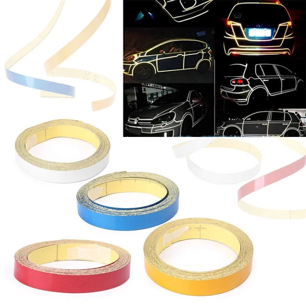 Reflective Sticker Tape for DIY Body Stripe (16.40ft x 0.39in)
