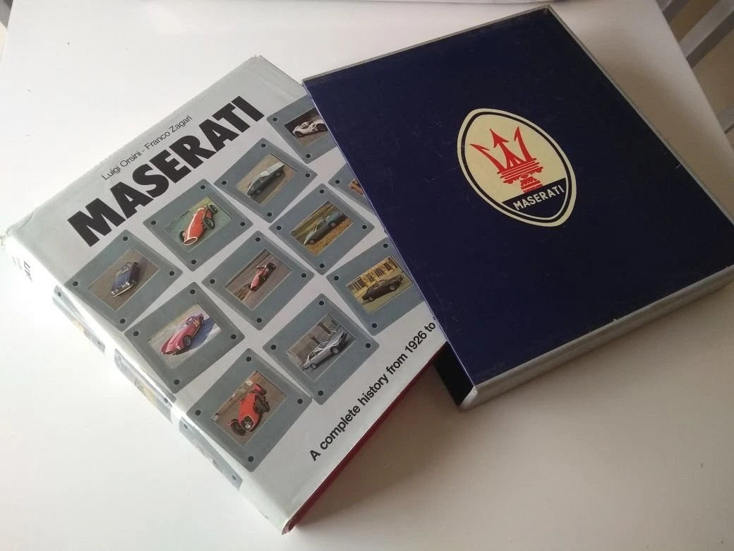 Maserati Complete History Illustrated Book (1926–Present)