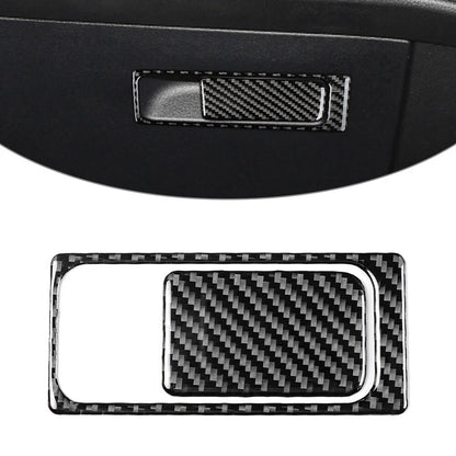 2X Carbon Look Storage Glove Box Handle Panel for Volkswagen Golf 8 (2021–2023)