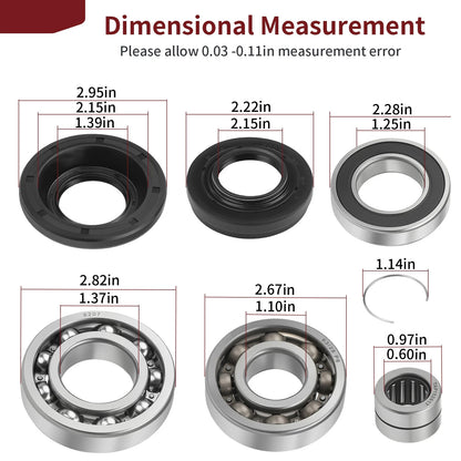 Rear Differential Bearing Seal for Honda Foreman Rubicon 500 520 FA FM (2015–2024)