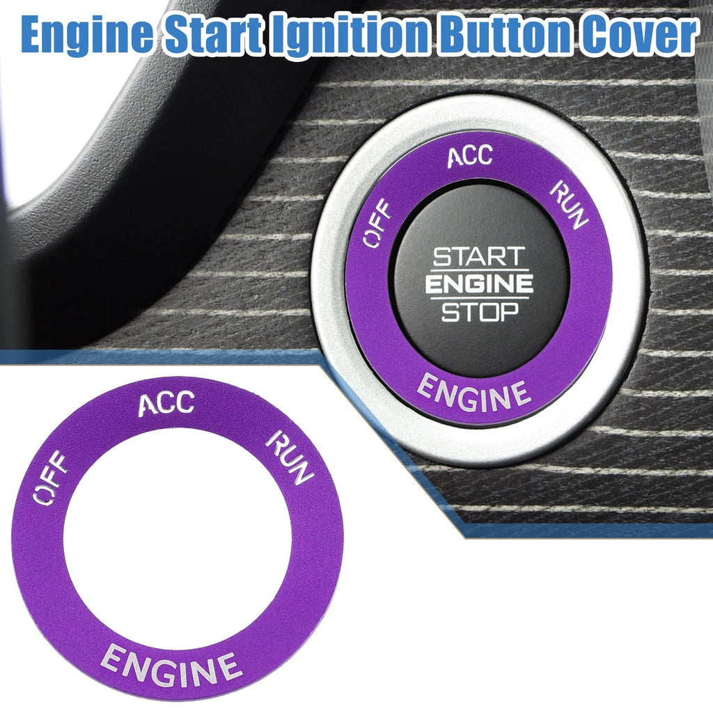 Engine Start Button Sticker OEM Replacement for Dodge Charger Challenger (2015–2023)