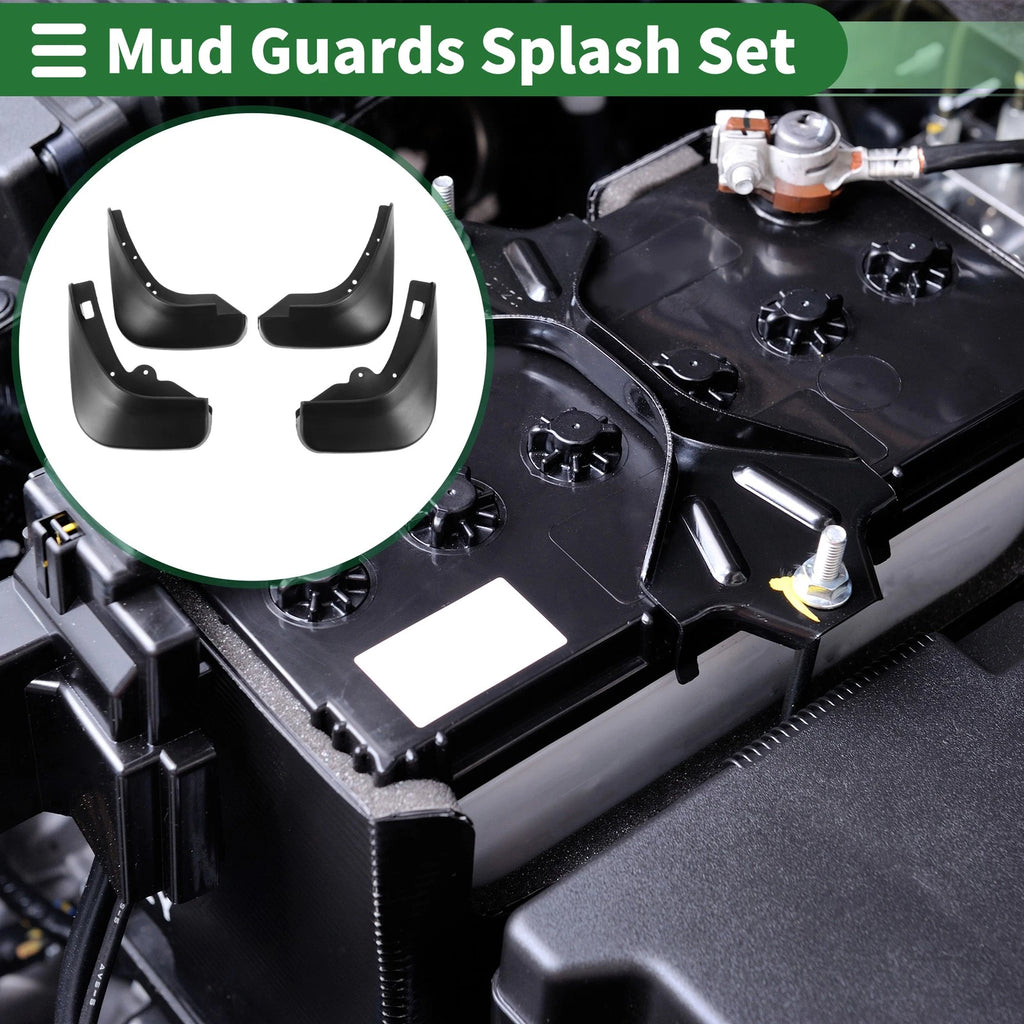 Mud Flaps Splash Guards for Ford Focus (2009–2014) W/ Mount Accessories