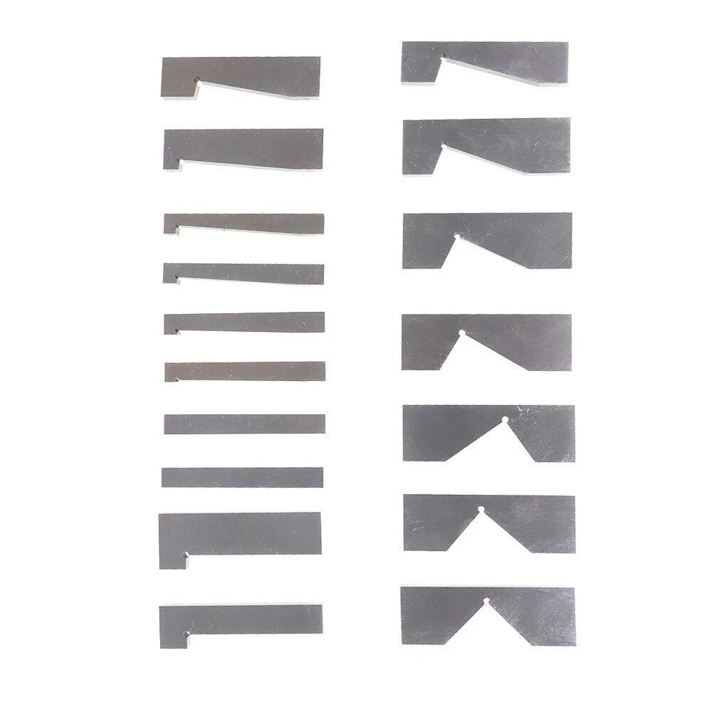 17 Pcs Precision Angle Block Set 1/4 to 45 Degree with Case