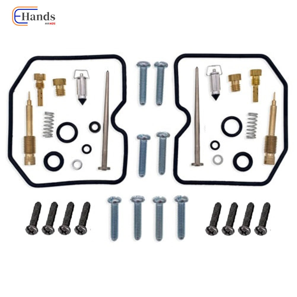 2X Carburetor Rebuild Repair Kit for Kawasaki ZZR250 EX250H (1990–2007)