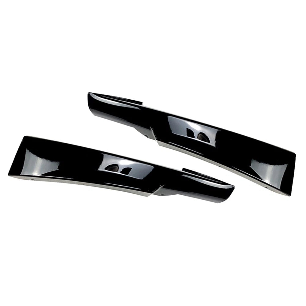 Front Bumper Lip Corner Splitters for BMW E90 E91 LCI M-Tech (2009–2013) Gloss Black