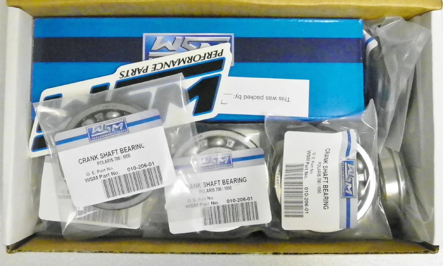 WSM Crankshaft Rebuild Kit for Polaris 1200 PWC (2001–2004) 010-338-01
