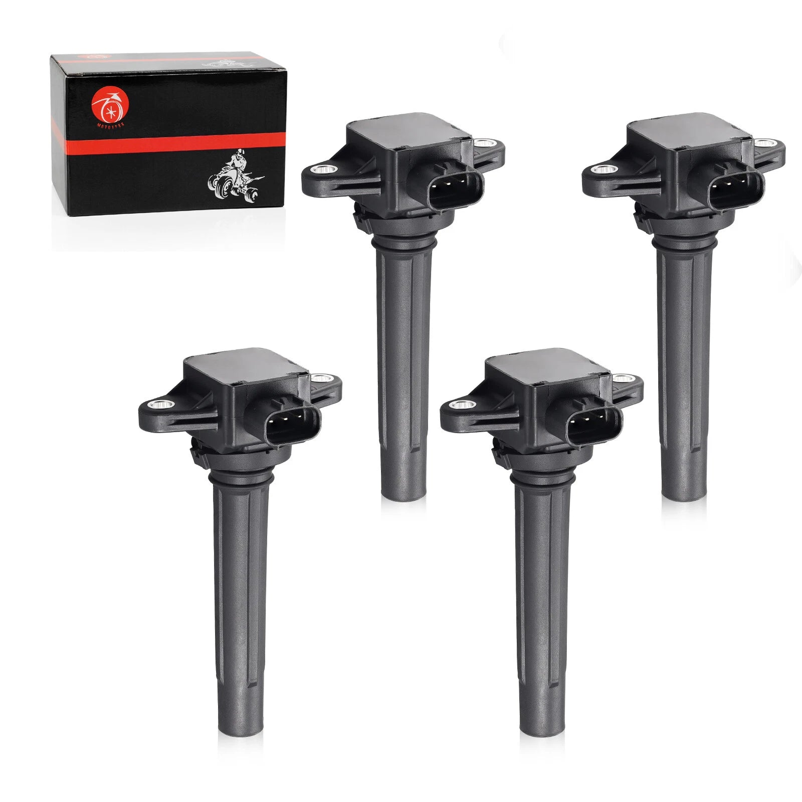 Set of 4 Ignition Coils for Yamaha WaveRunner GP1800 R HO SVHO (2017–2023)