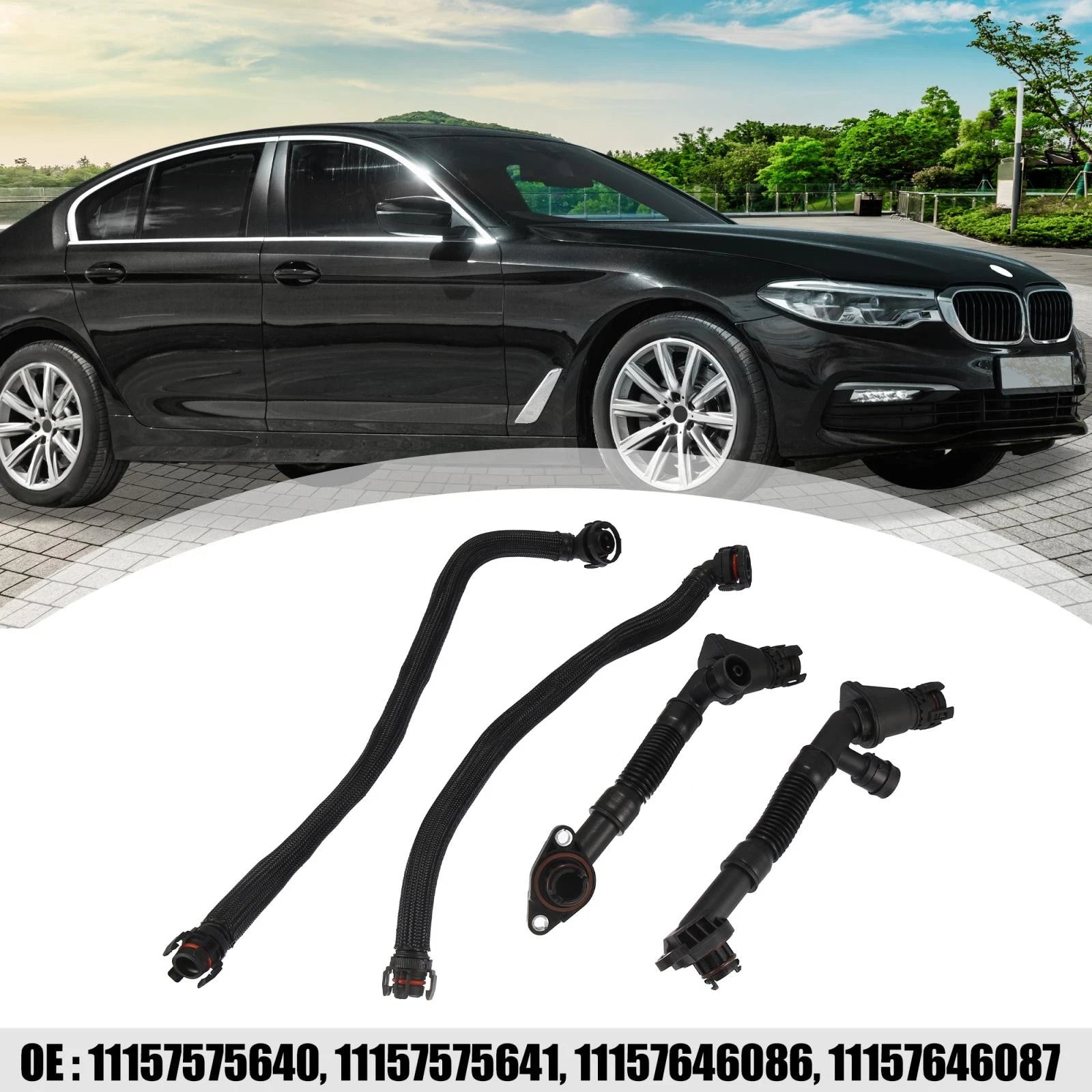 Crankcase Vent Pipe Kit for BMW X5 X6 3.0L (2007–2013)