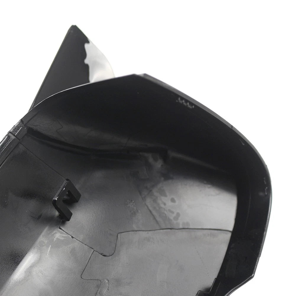 Mirror Housing Covers for For Golf 8 2020-2024 Glossy Black ABS Construction