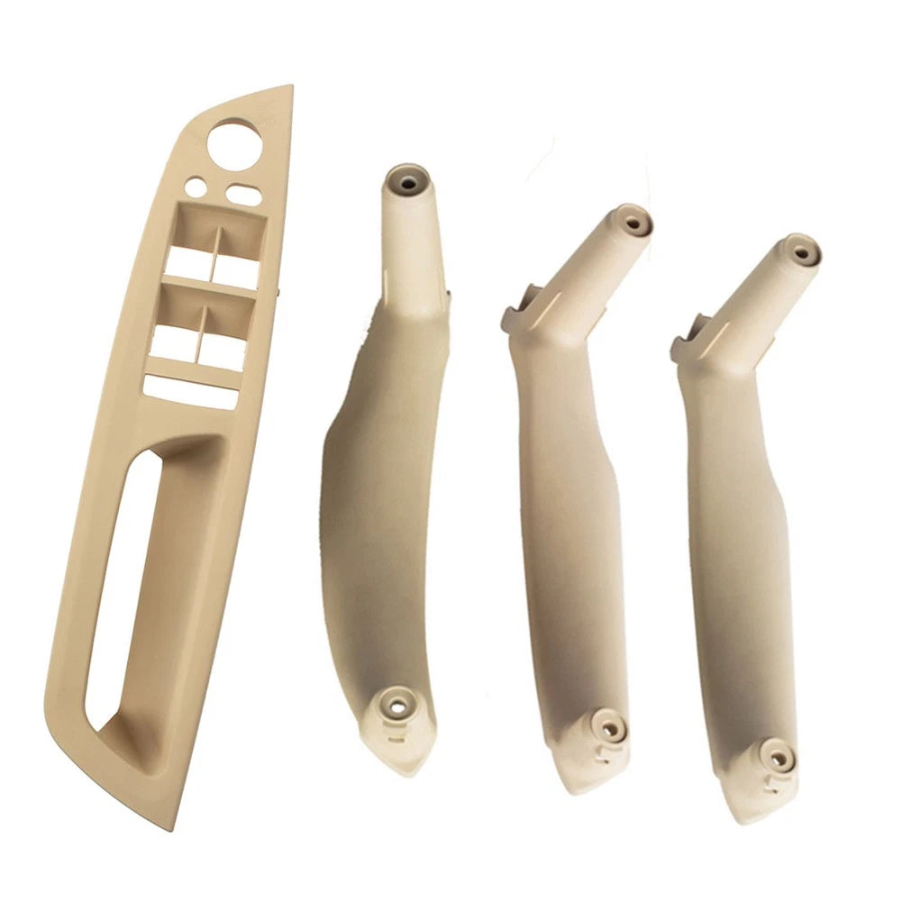 Set of 4 Inner Door Pull Handle Trim Covers for BMW X5 E70 X6 E71 E72 Beige RHD