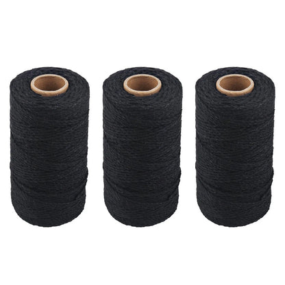 Cotton Twine for Gift Wrapping and Crafts (Natural Jute)