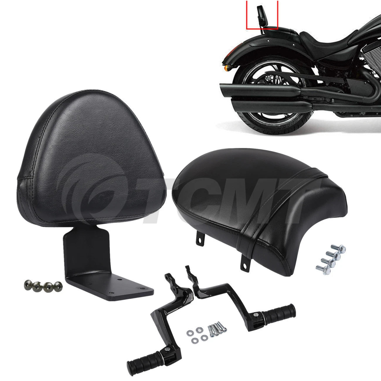Sissy Bar Backrest for Victory Gunner Kingpin (2013–2017)
