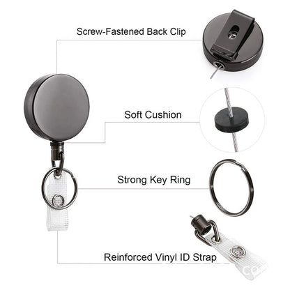 Retractable Key Chain Key Holder for Heavy Duty Use
