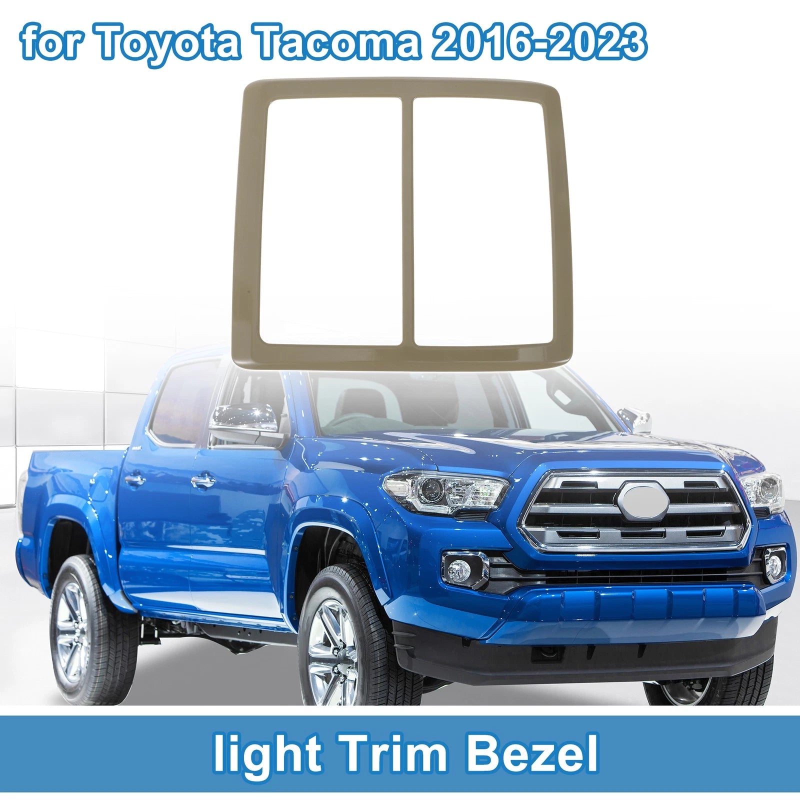 Front Row Headlight Trim Bezel Replacement for Toyota Tacoma (2016–2023)