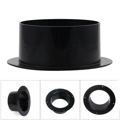 Straight Pipe Flange Connector for 100mm, 125mm, 150mm