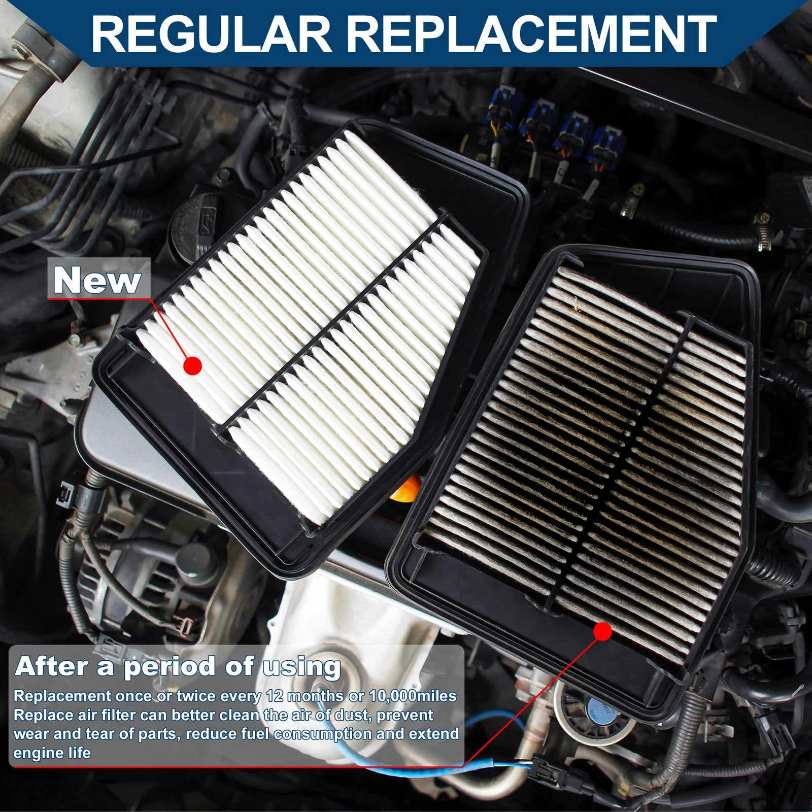 Engine Air Filter Replacement for Mercedes-Benz A-Class A200 (2018–2020)