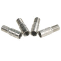 Set of 4 Valve Stem Extensions for Universal Vehicles (Chrome, Brass)