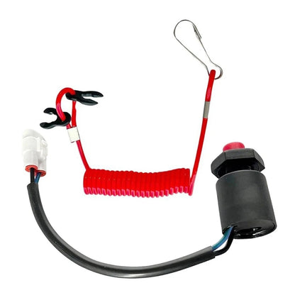 8300HP 4 Cycle Engine Stop Switch with Safety Tether for Outboard Motor