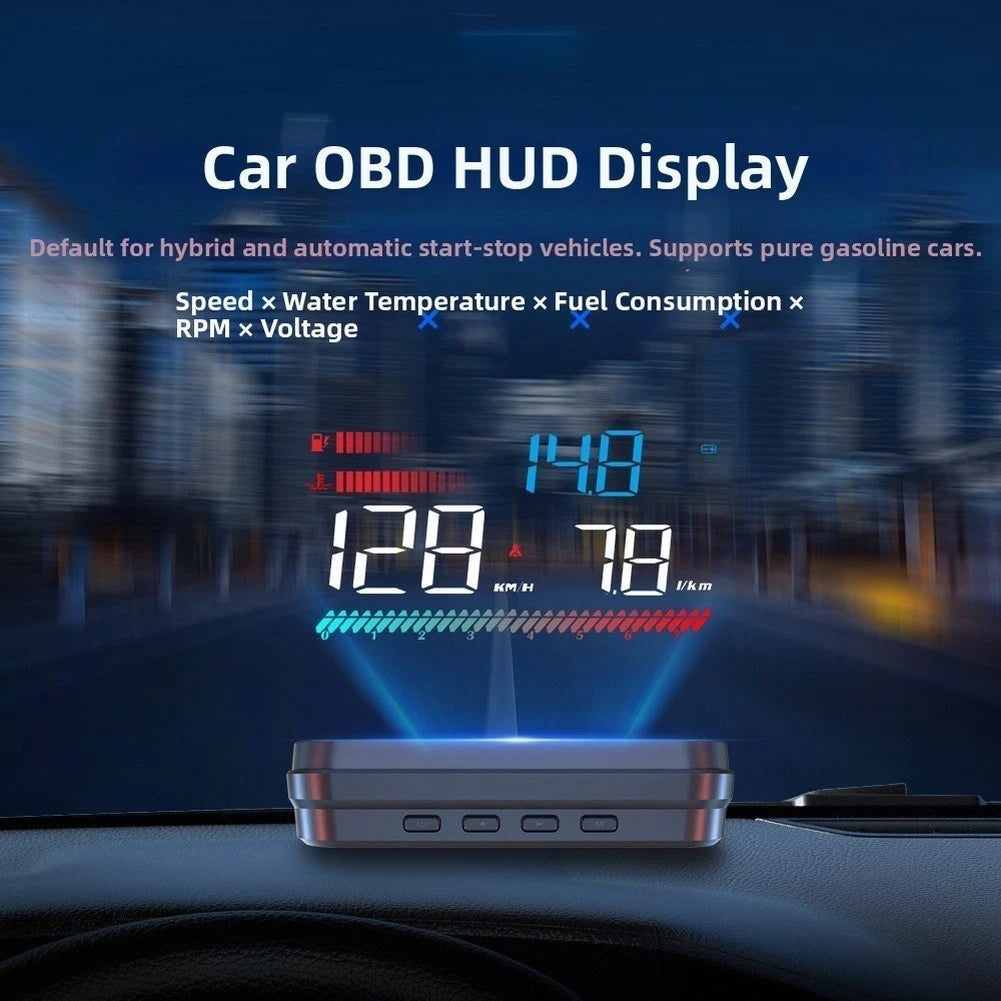 OBD2 Head Up Display Projector for Vehicles with OBD2 (12V)