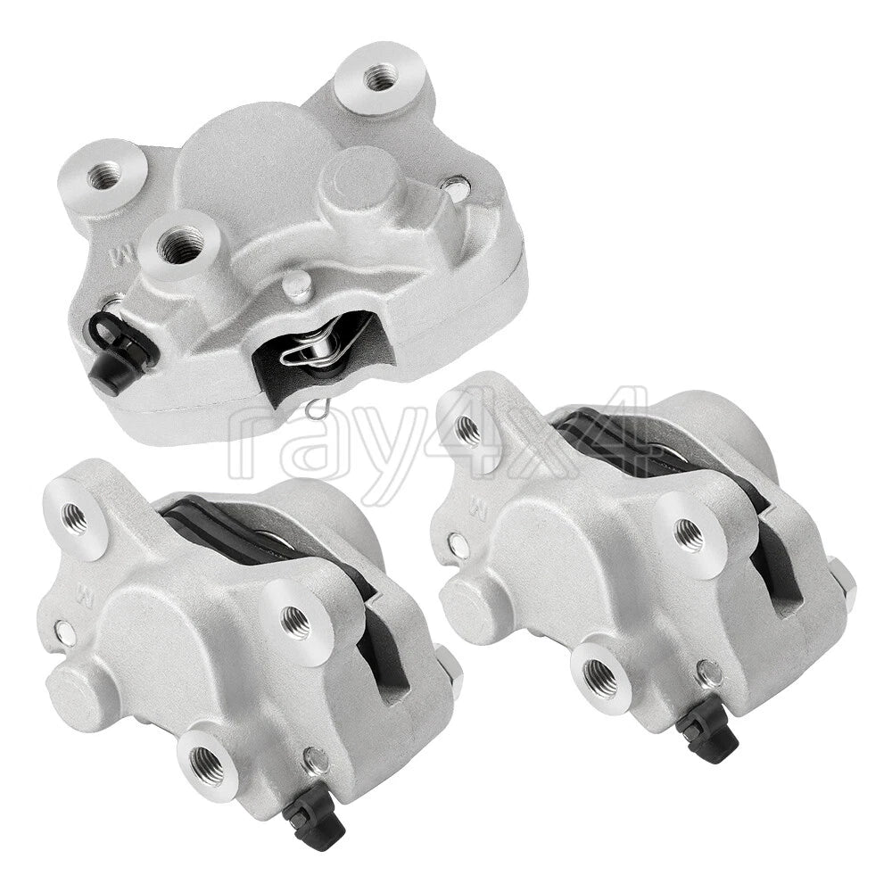 Front Rear Brake Calipers & Pads for Arctic Cat Bearcat 454 (1996–1998) 375 (2002)