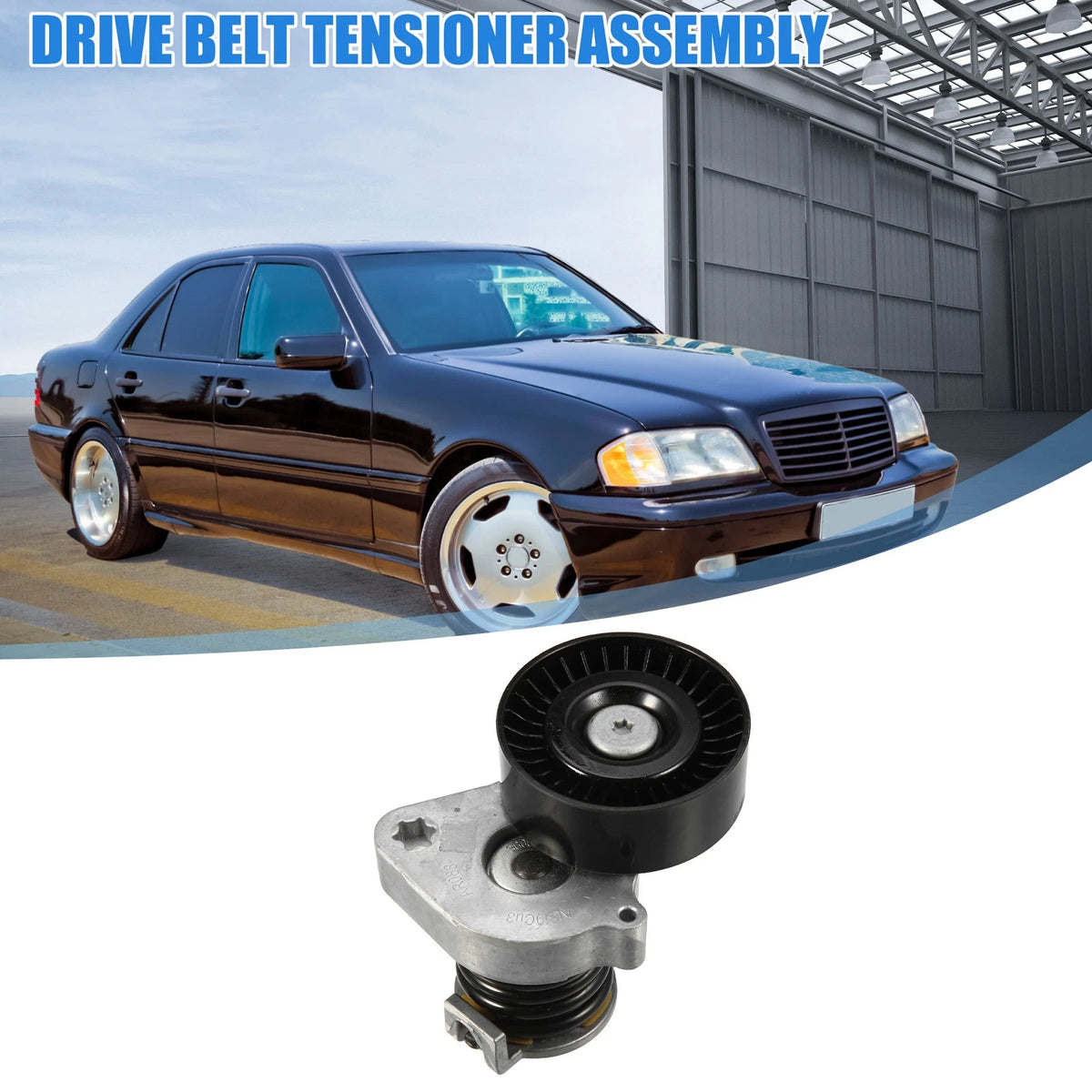 Drive Belt Tensioner Assembly for Mercedes-Benz C 230 Kompressor (2002–2005)