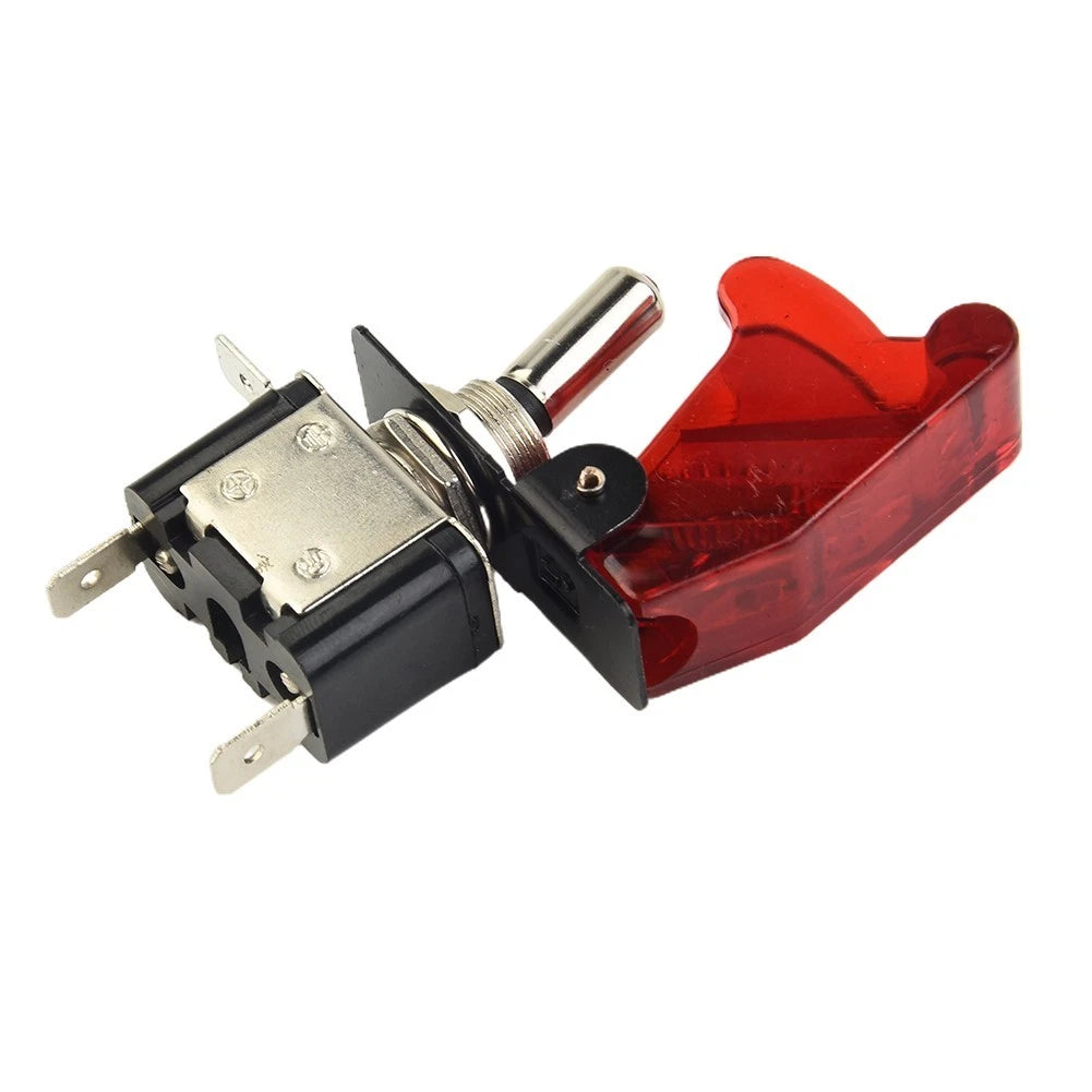 20 AMP Toggle Switch SPST On-Off with Red LED for Aircraft