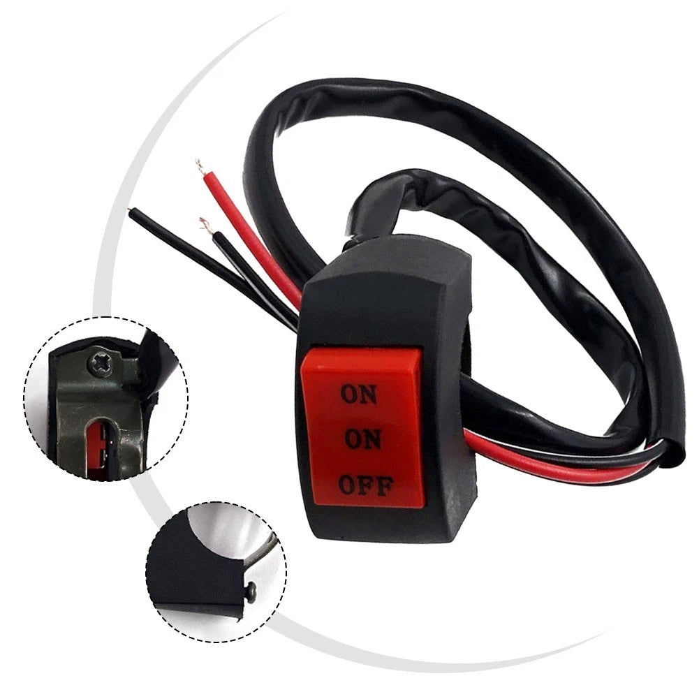 Three Speed Control Motorcycle Handlebar Switch Accessories for Motorbikes