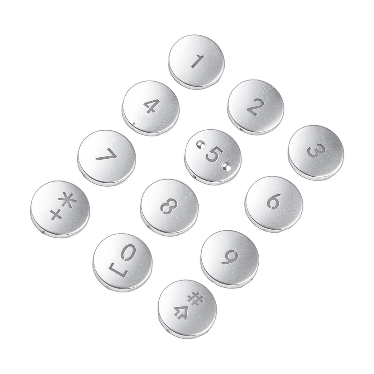 Silver ABS CD Decoration Accessories for Benz C Class W204 & GLK X204