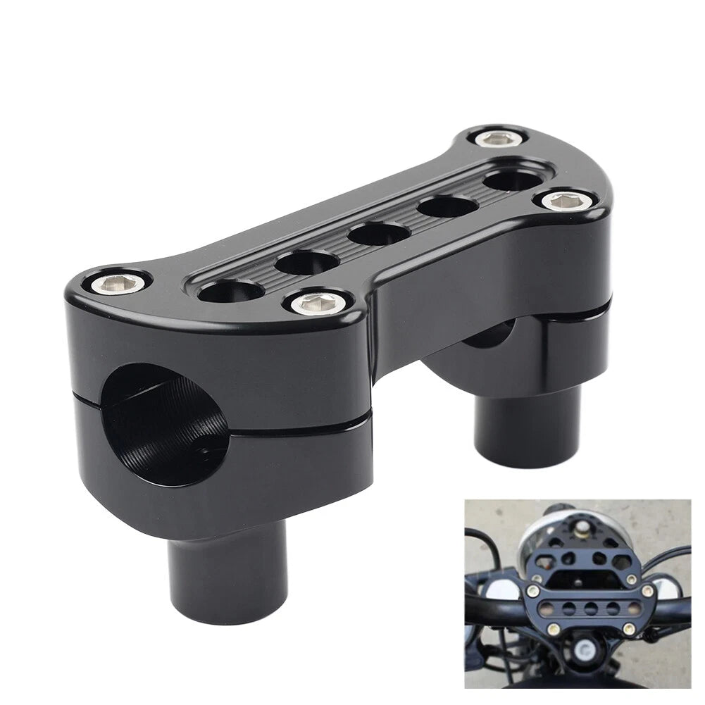 Handlebar Riser Top Clamp for Harley Sportster Softail Dyna Road King