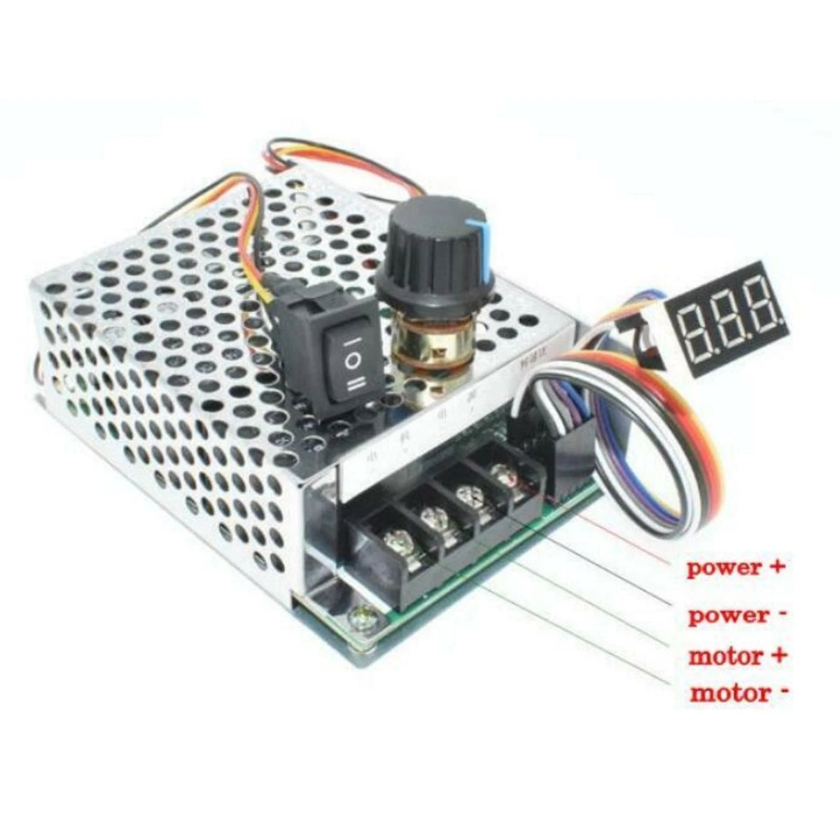 Motor Speed Controller for 12V 24V 36V (CW CCW Reversible)