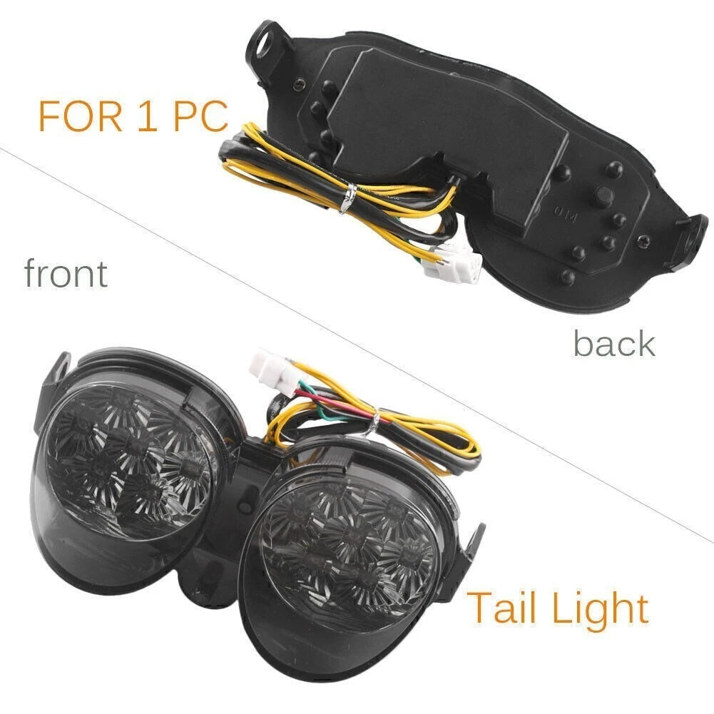 Smoke LED Stop Tail Light for Yamaha YZF R6 (2001–2002)