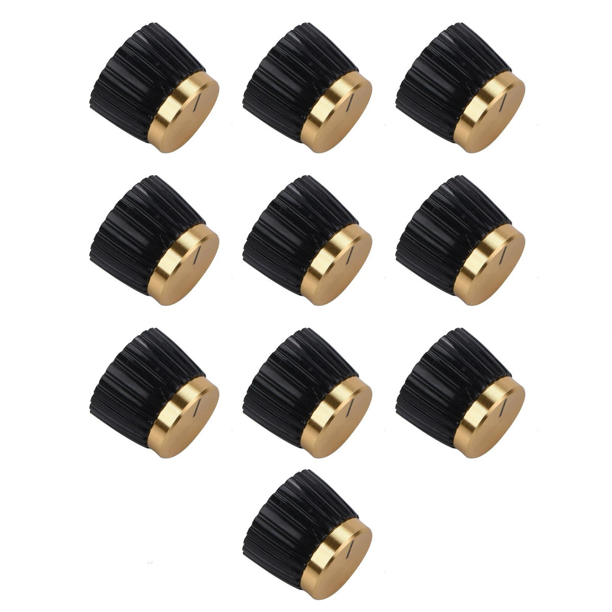 10Pcs Aluminum Plastic Pointer Knob for Marshall AMP Guitar Effect Pedal