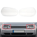 2X Front Headlight Lens Cover for VW Golf MK4 (1999–2005)
