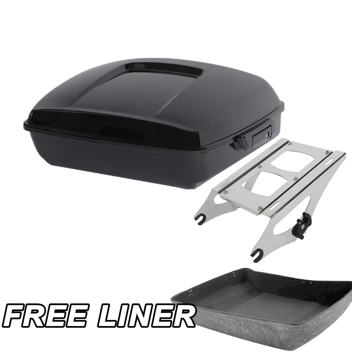 Chopped Trunk Mount Rack for Harley Touring Electra Glide (2014–2025)