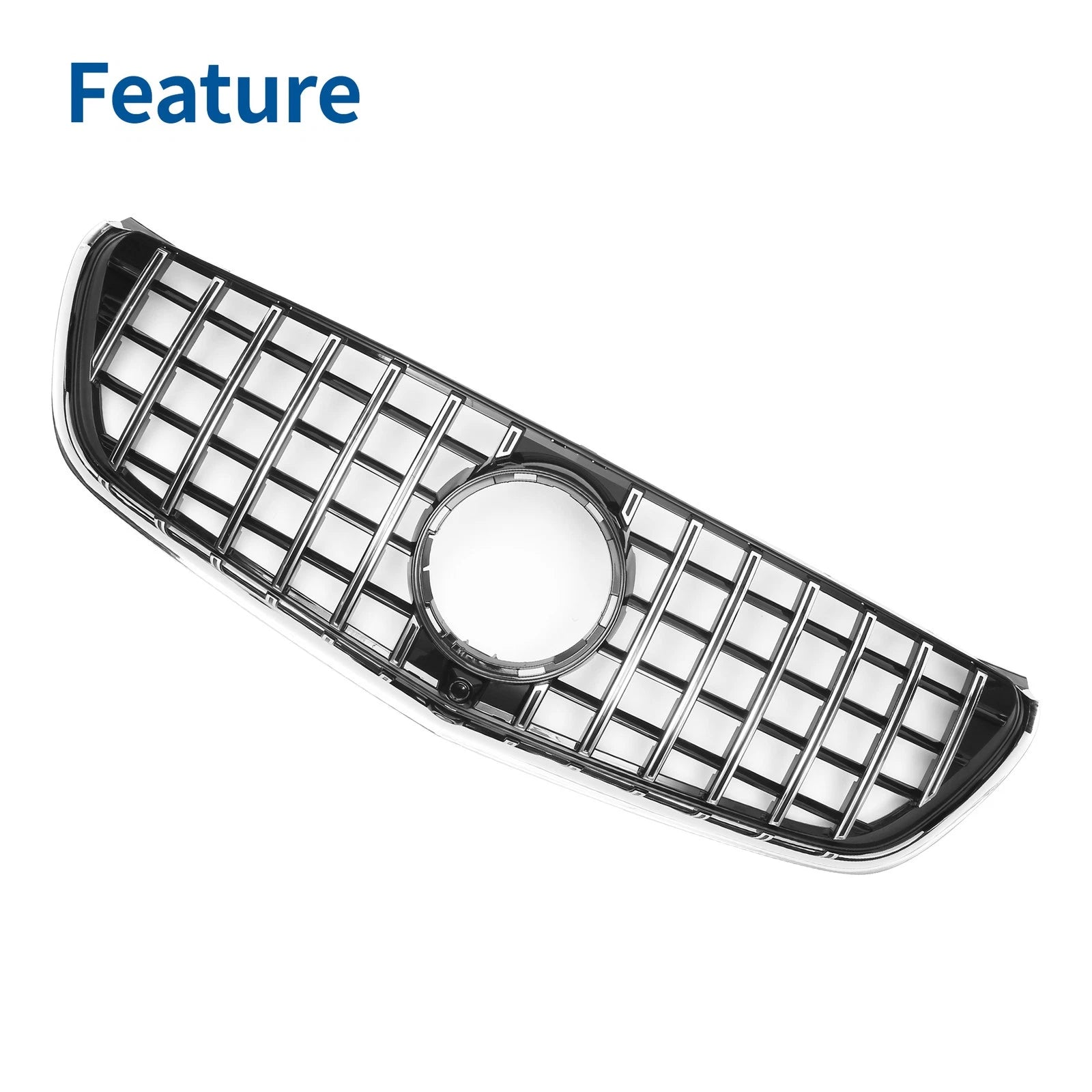 Front Upper Bumper Grille Grill Replacement for Mercedes-Benz V-Class (2014–2021)