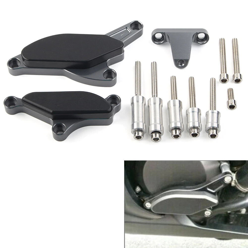 Engine Slider Frame Crash Protector Pads for Kawasaki Ninja ZX10R (2008–2010)