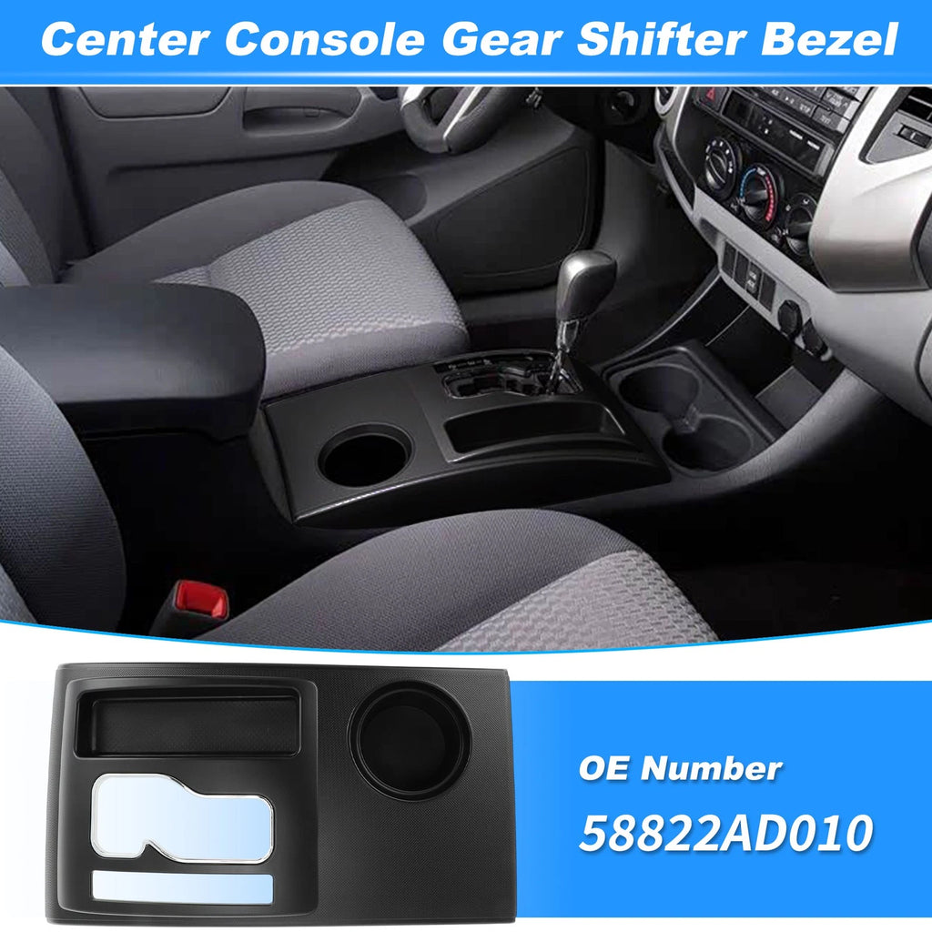 Gear Shifter Bezel Panel Cover Replacement for Toyota Tacoma (2005–2015)