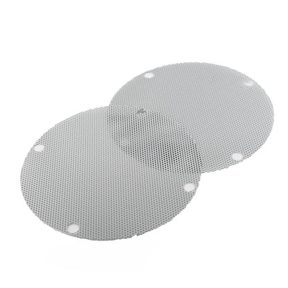 Mesh Rear Speaker Grill Covers for Harley Touring Electra Glide (1996–2013) Silver