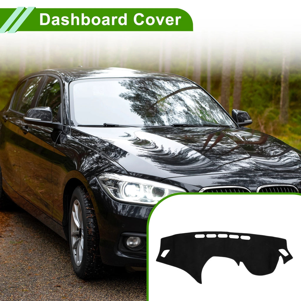 Dash Cover Mat Sun Protector for BMW 1 Series F20 2012–2017 Black