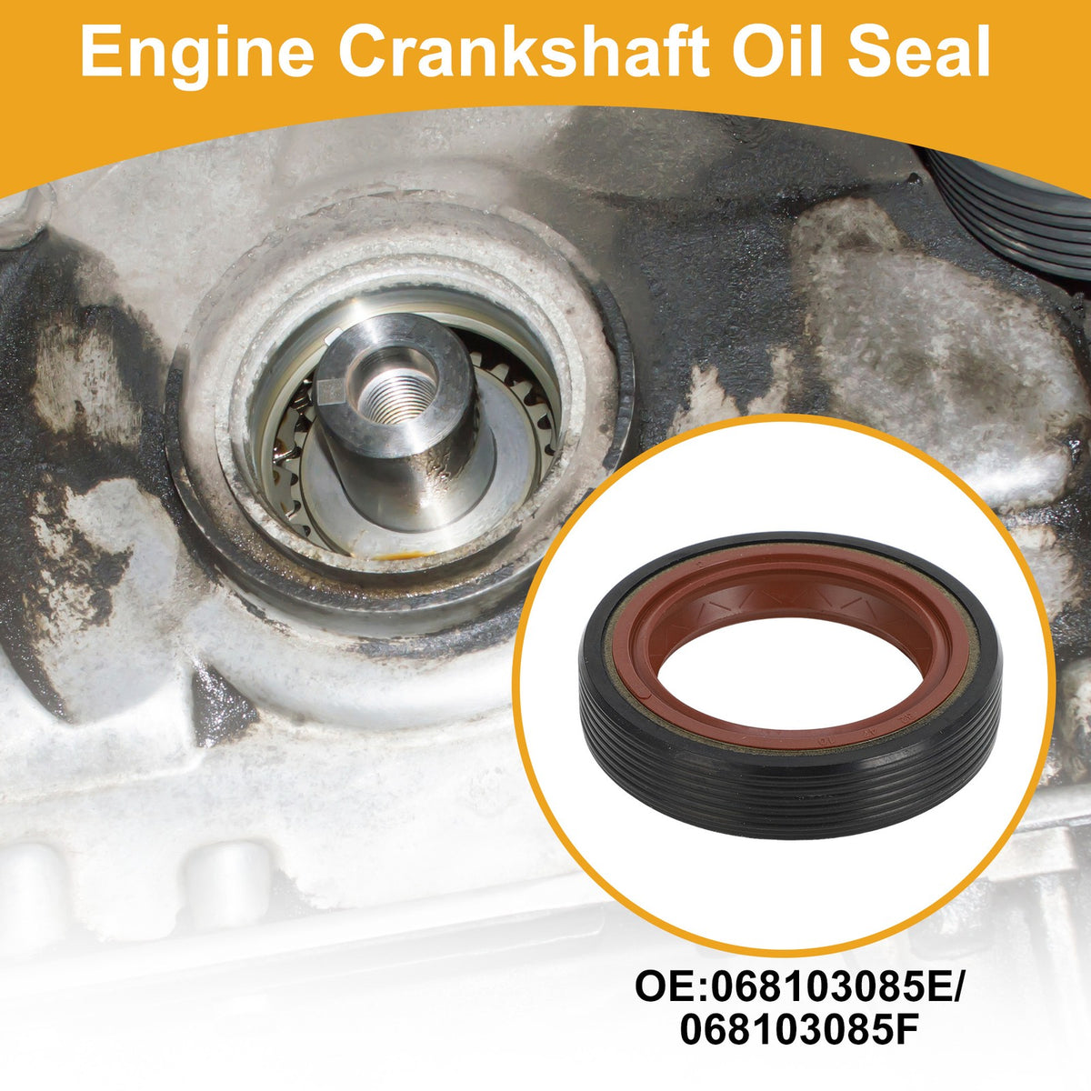 Front Crankshaft Oil Seal Replacement for VW Jetta Golf TDI (2009–2018)