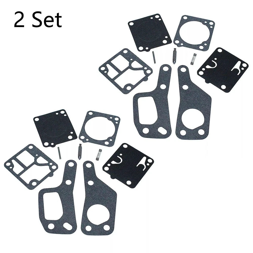 Set of 2 Carburetor Repair Kits for Zama RB19 McCulloch Mini Mac (110–140)