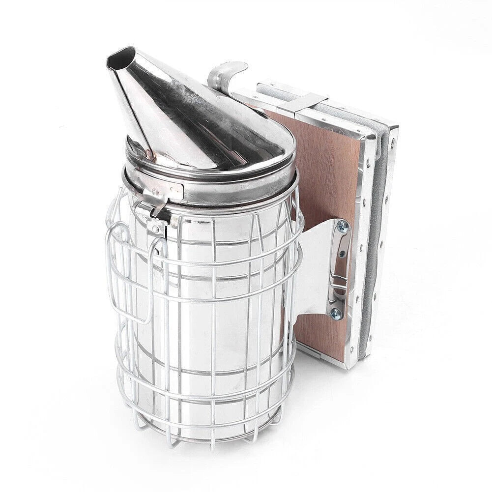 Bee Hive Smoker for Beekeeping Equipment (Small, Galvanized)