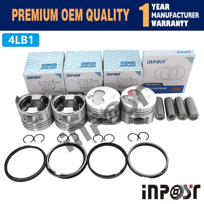 Overhaul Rebuild Kit for Isuzu 4LB1 Diesel Engine (Forklift, Excavator)