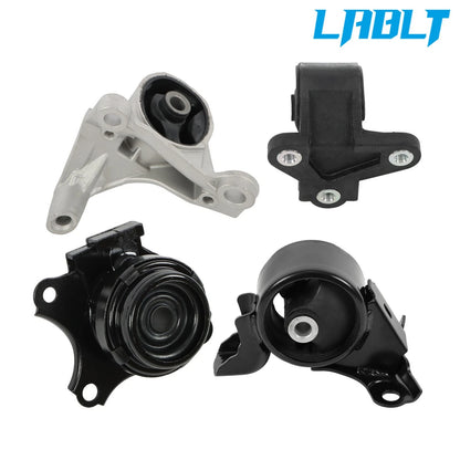 Set of 4 Engine Motor & Transmission Mounts for Honda Civic 1.7L (2002–2005)