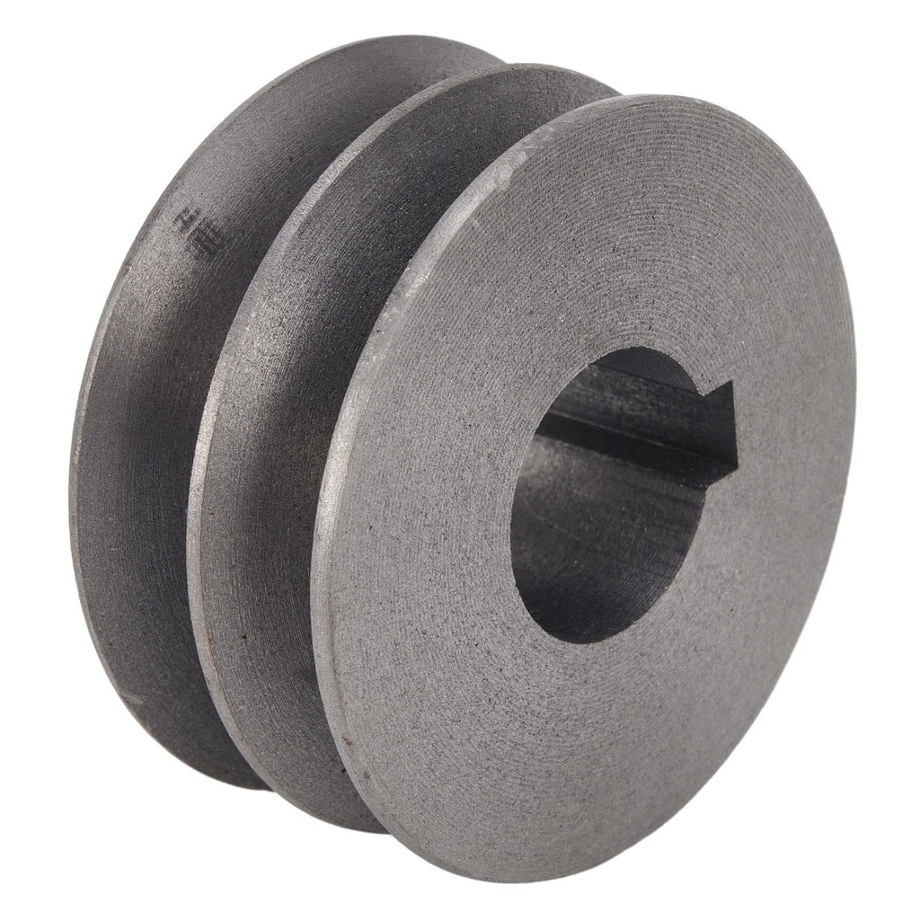 Double Groove V Belt Pulley for A Type Motor (Cast Iron)