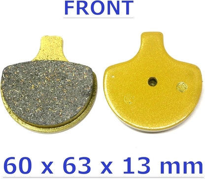 Front & Rear Brake Pads for Harley Davidson FLHR/FLHRCI Road King Classic (1994–1999)