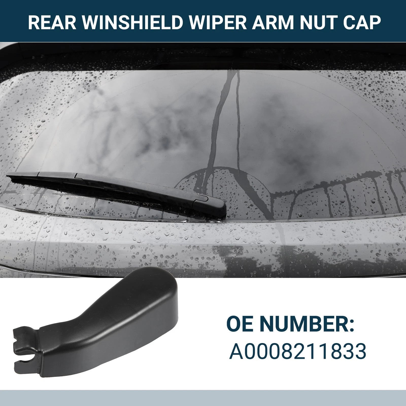 Rear Windshield Wiper Arm Nut Cover for Mercedes-Benz Vito (2003–2010)