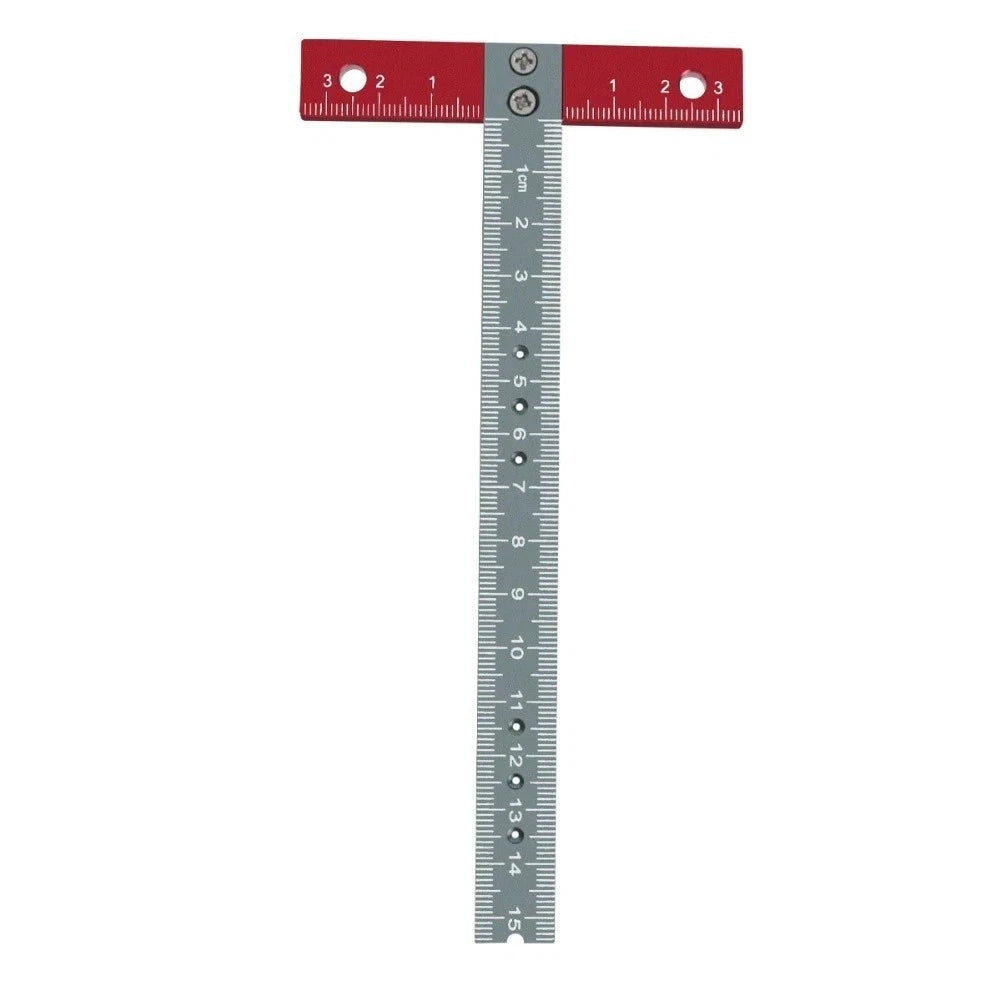 Aluminum Ruler Measurement Tool for Accurate Layout (Compact Design)