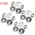 Set of 4 Carburetor Gasket Kits for Briggs & Stratton (394693, 291763, 295938)